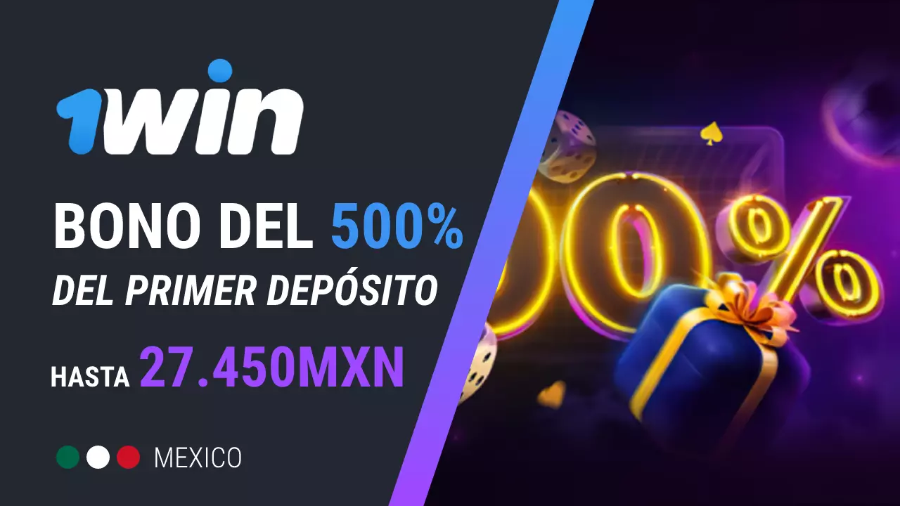 Bono del 500% de 1Win Oficial