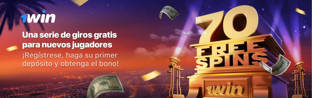 Giros gratis por depósito 1win