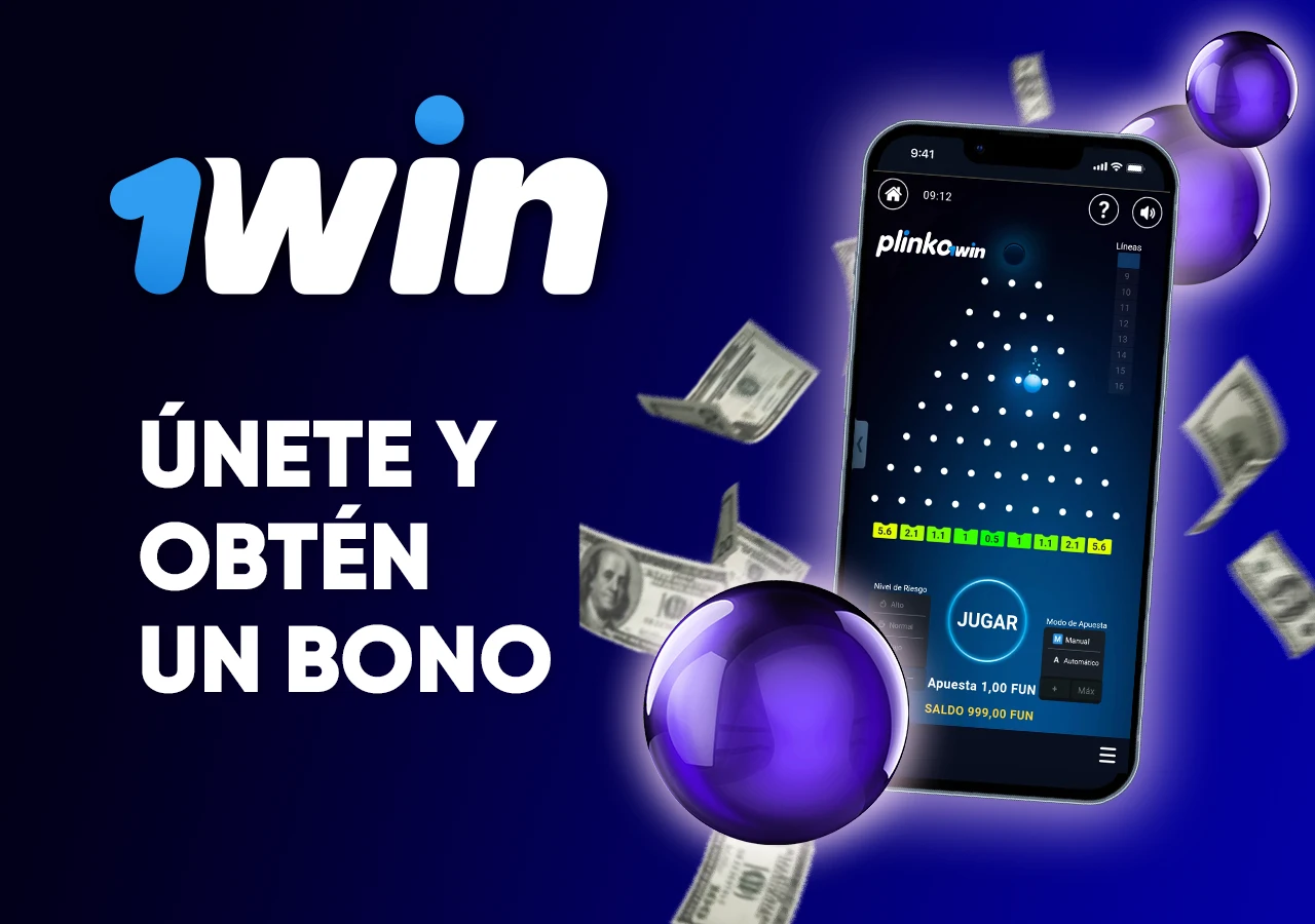 1Win Plinko ofrece premios y bonificaciones a los nuevos jugadores